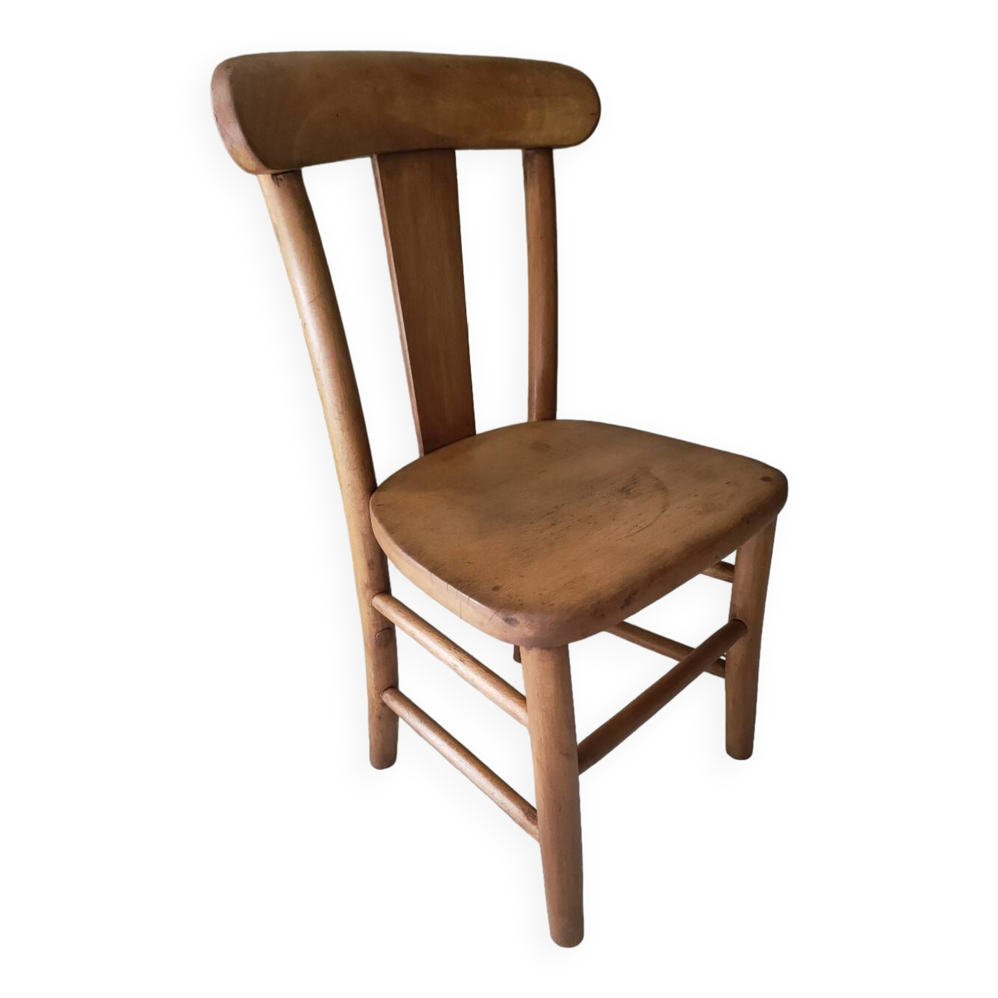 Old solid wood children's chair