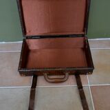 Valise imitation crocodile