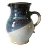 Small pitcher in blue glazed sandstone