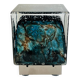 Cubical glass table lamp from Murano by Limburg, Germany, 1970s.