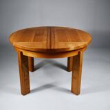 Dining table with extension, Maison Regain, 1970s.