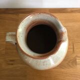 Speckled enamelled sandstone pitcher from Manufacture Sandstone of the Marais