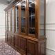 Large English Bookcase with Glass Doors