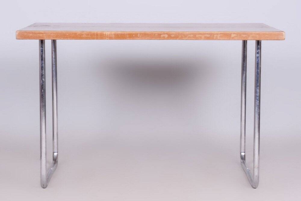 Original Bauhaus Dining Table attributed to Mücke Melder, Former Czechoslovakia, 1930s