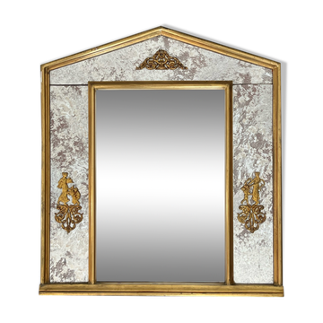 Miroir ancien à pare-closes