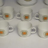 Superbe service a café 70's