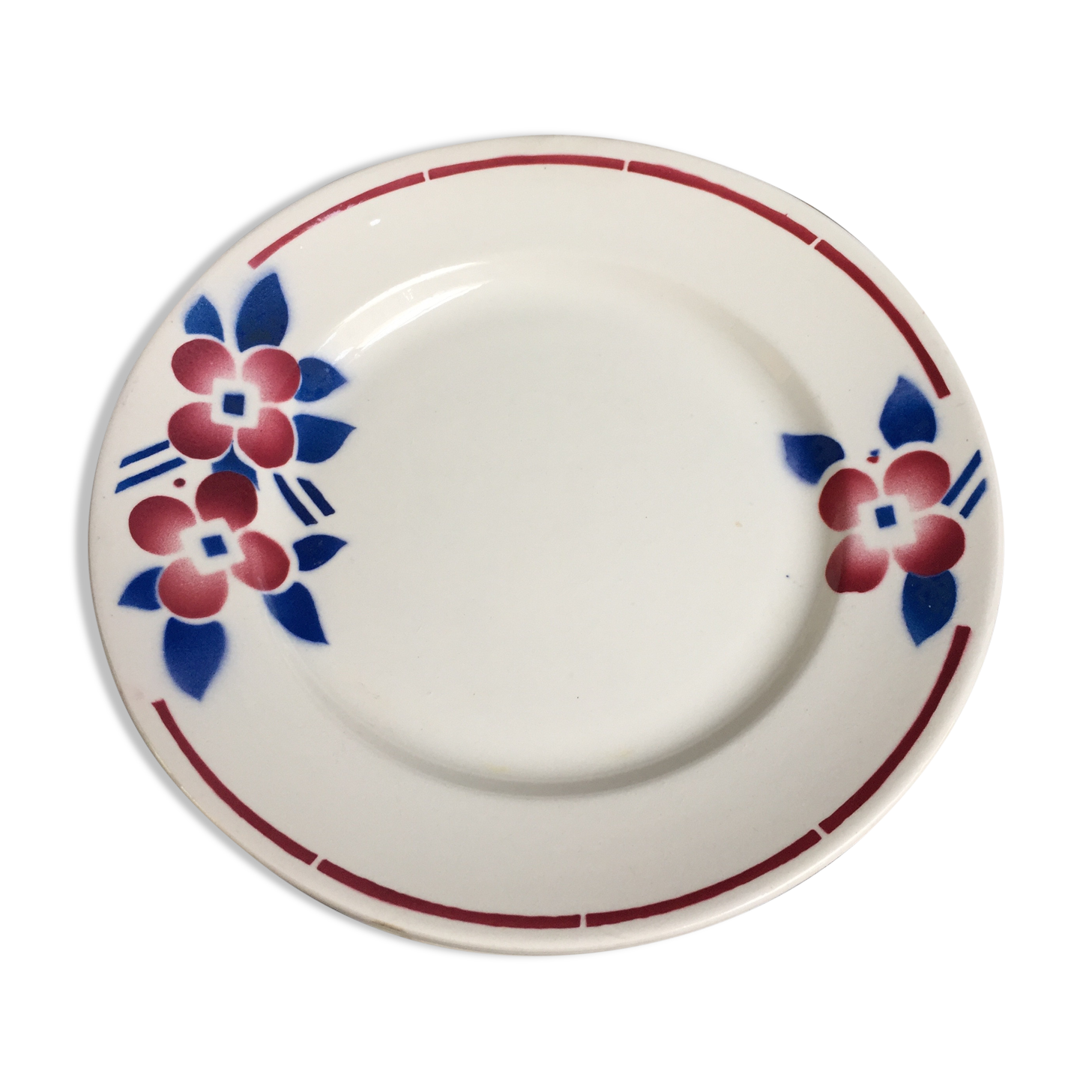 6 flat plates of St Amand