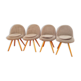Set of 4 chairs by Miroslav Navratil, Czechoslovakia, 1960s