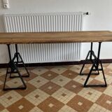 Wood/metal console