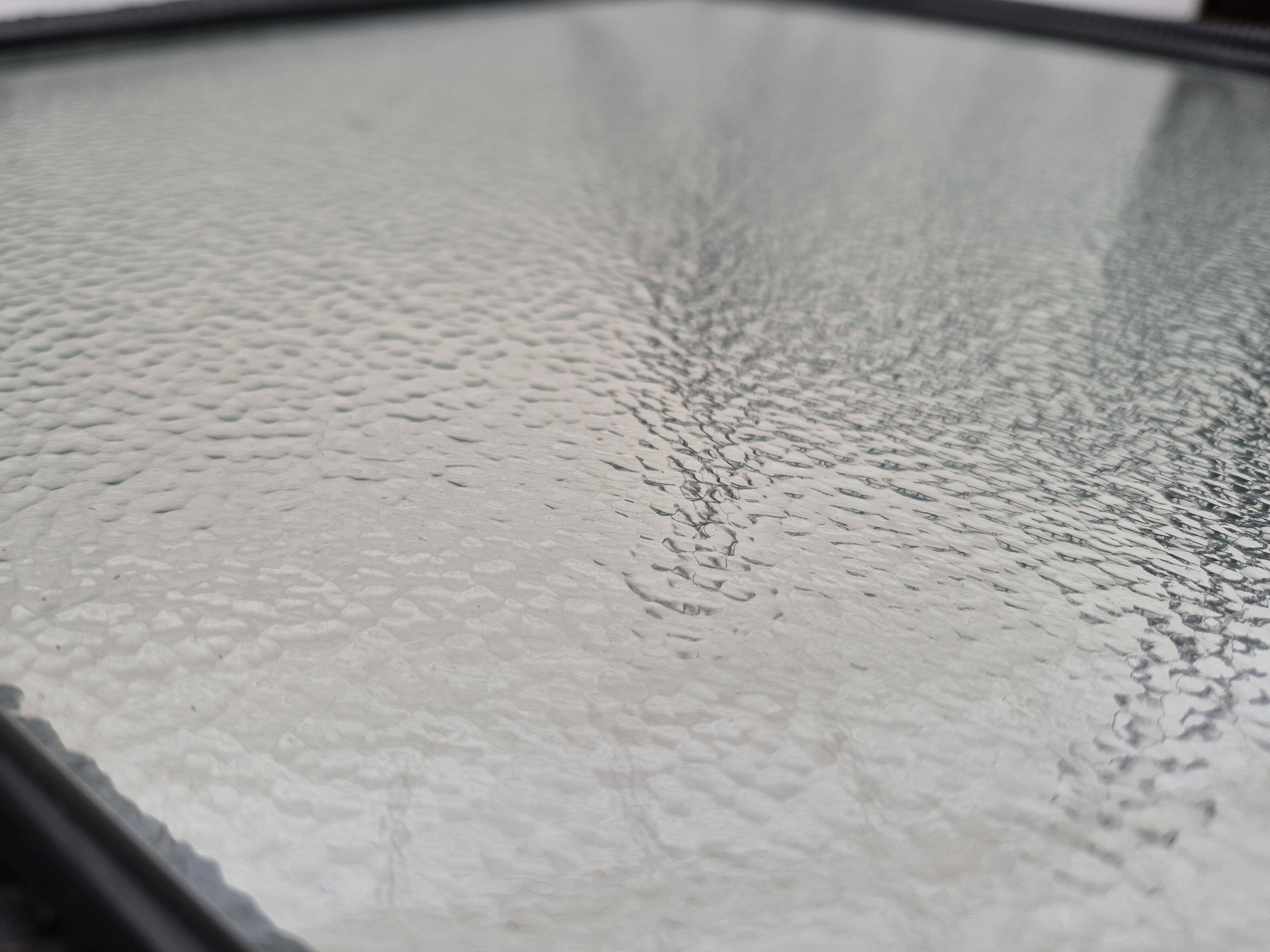 1970s, Scandinavian side table, original condition, glass, wood, metal, plastic rope.