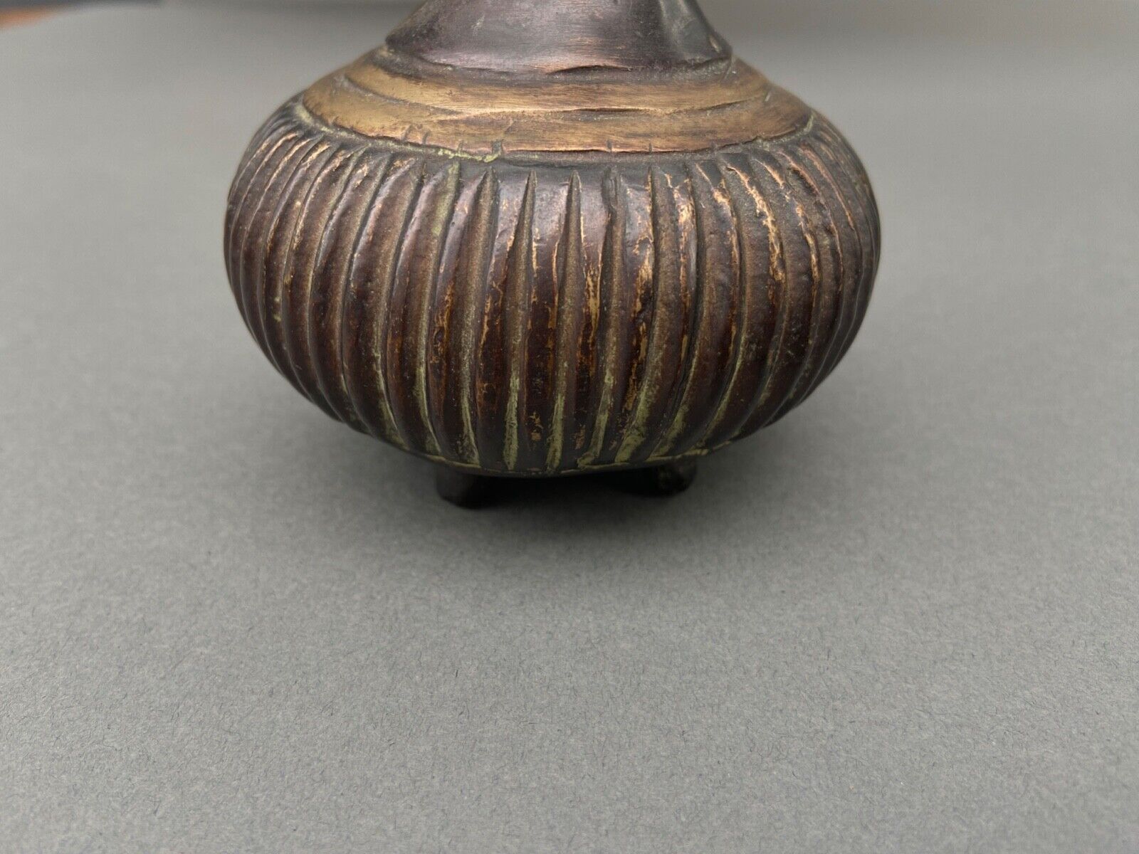 Bronze Inkwell Indian Nineteenth Peacock Bird Decor