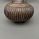 Bronze Inkwell Indian Nineteenth Peacock Bird Decor