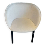 Kartell armchair model Charla white loop