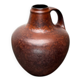 Large pedestal vase in ceramic, West German style, mid-century by Carstens Tönnieshof, 1960s.