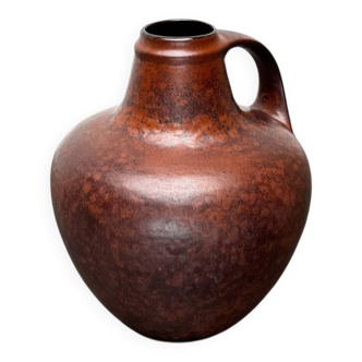 Large pedestal vase in ceramic, West German style, mid-century by Carstens Tönnieshof, 1960s.