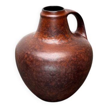 Large pedestal vase in ceramic, West German style, mid-century by Carstens Tönnieshof, 1960s.