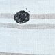 Turkish Vintage Minimalit Striped Kilim Rug, Handmade Oushak Wool Carpet