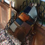 Wrought iron mirror 60s