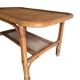 Vintage coffee table in rattan and cane – 1960s/70s