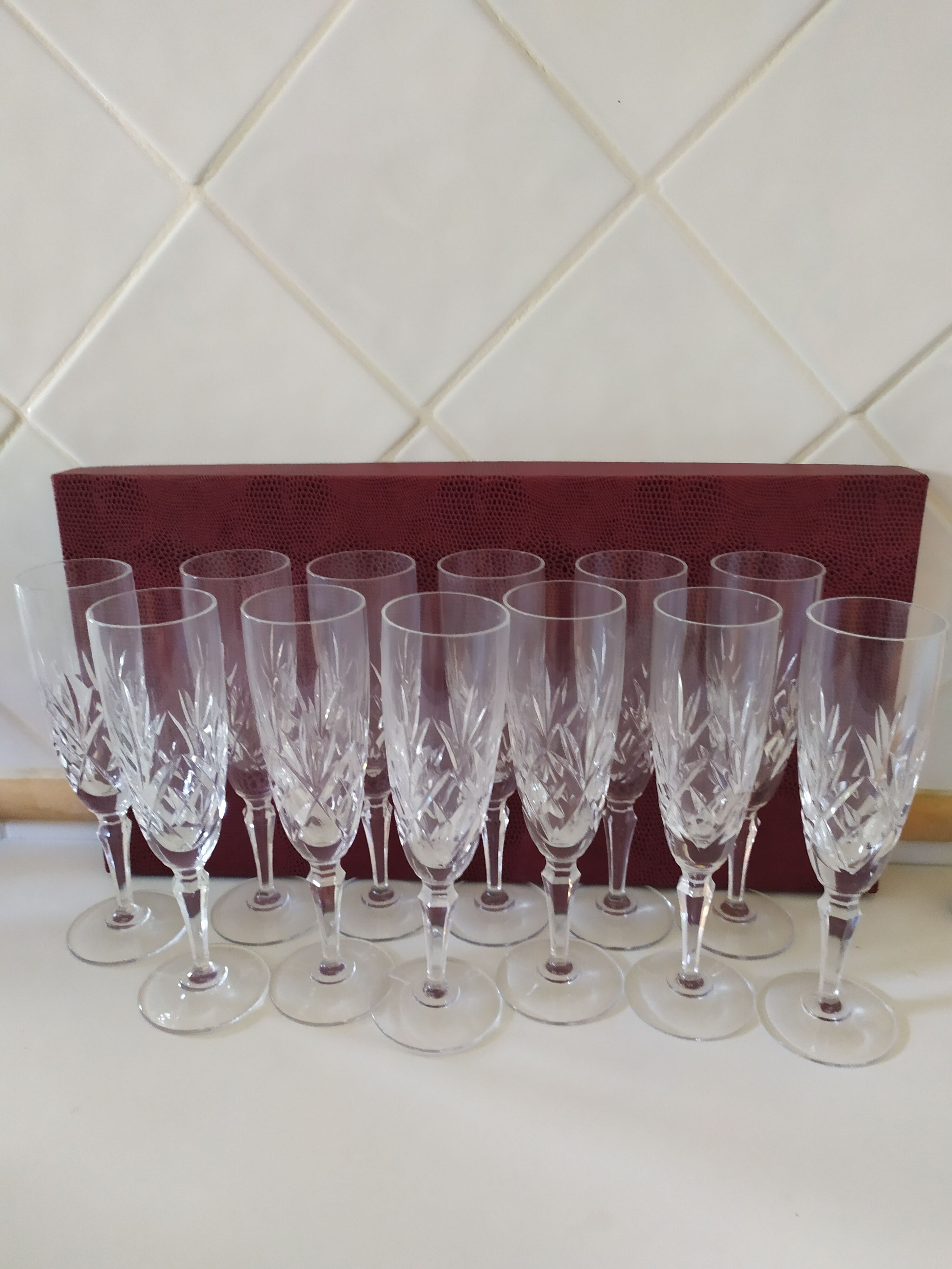 Flûtes de Champagne en cristal