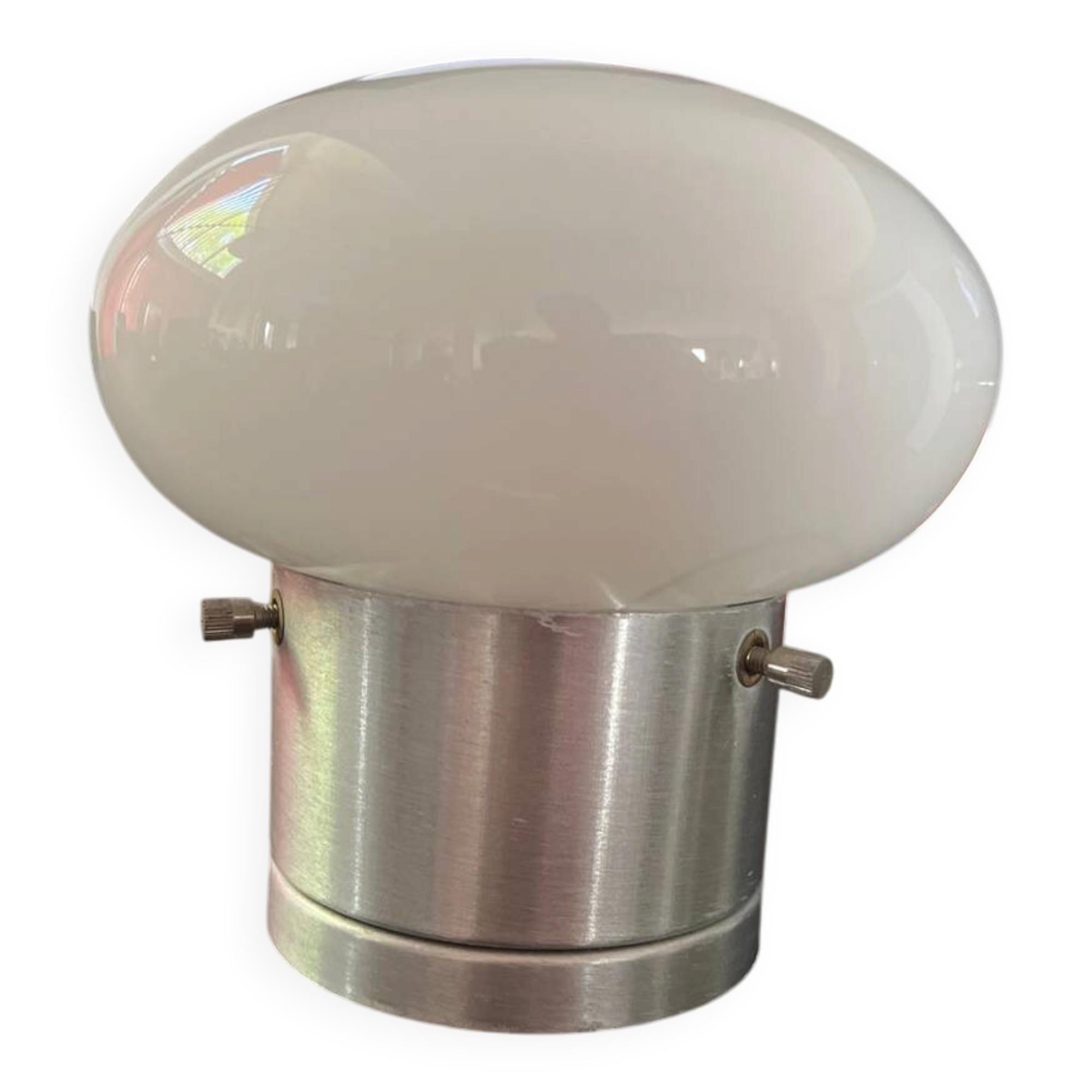 Vintage 1970s opaline wall light ST Valenti Italy lamp Gaetano Scoliari