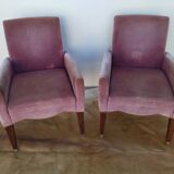 Olivier Gagnère Pair of café Marly armchairs