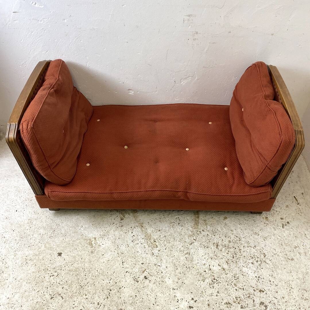 Art Deco folding daybed