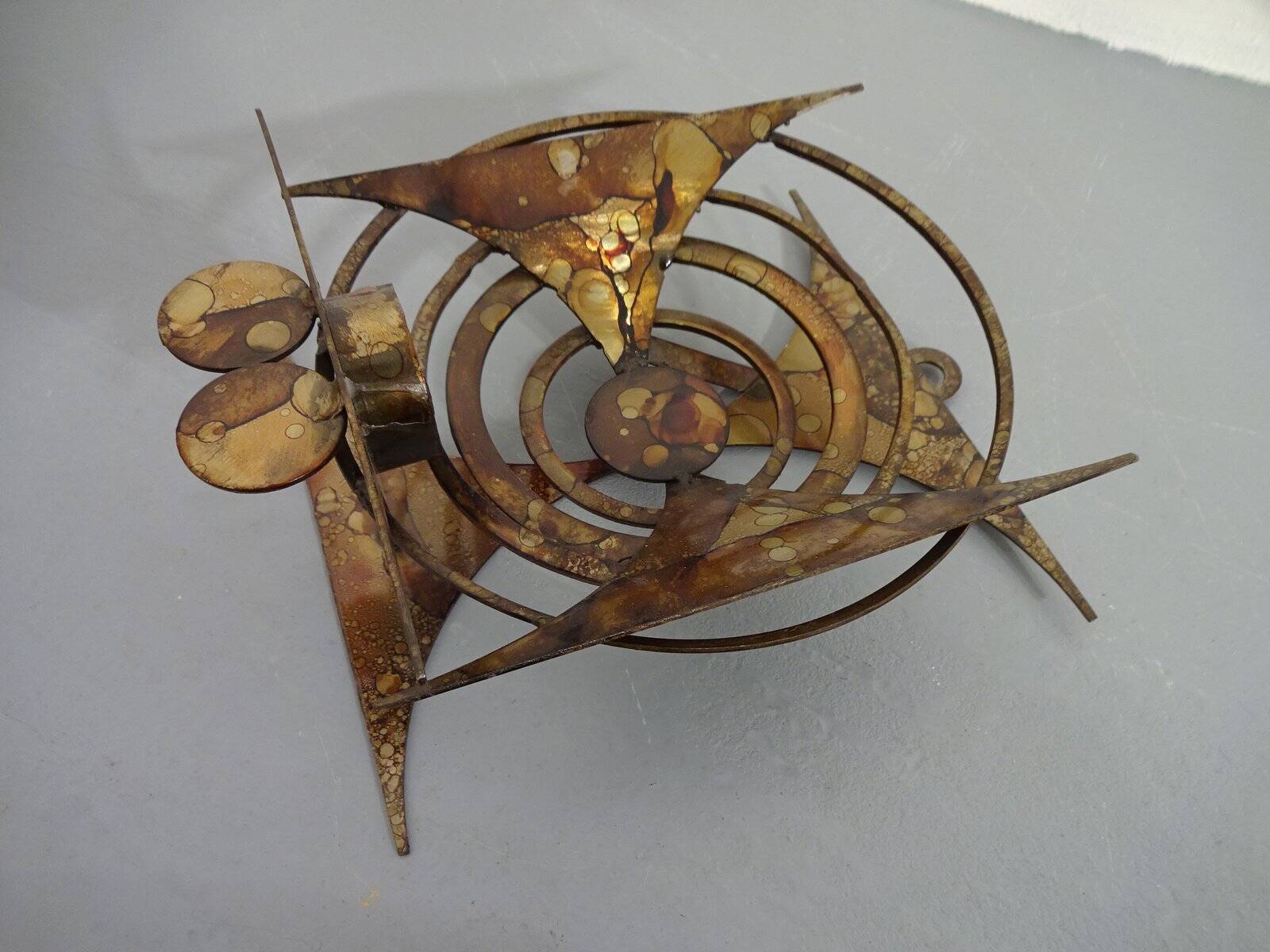 Brutalist Iron Candleholder by Henrik Horst, 1960s