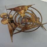 Brutalist Iron Candleholder by Henrik Horst, 1960s