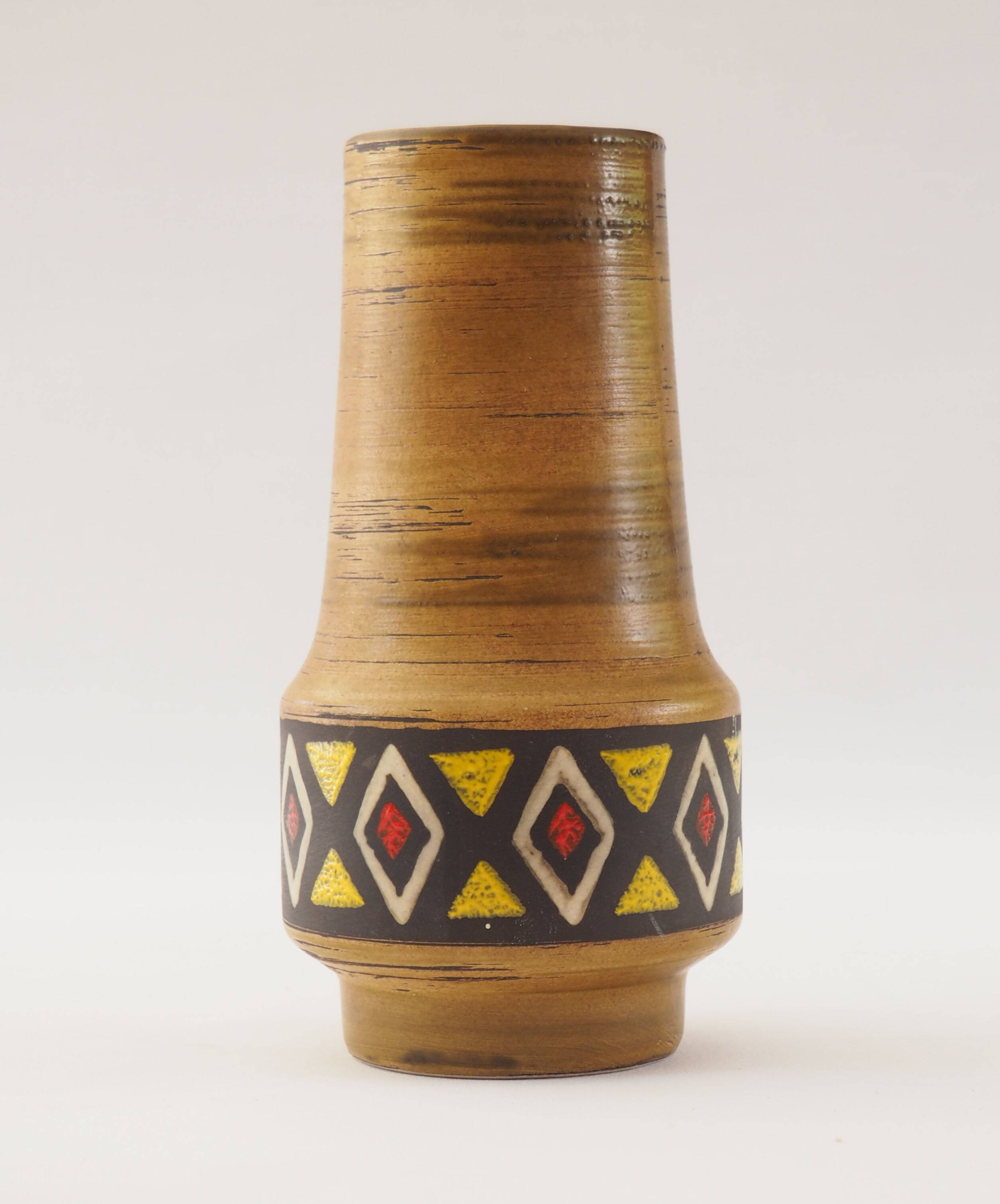 West Germany multicolored vase
