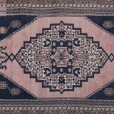 Tapis vintage turc de Oushak, tissé à la main 123x207 cm
