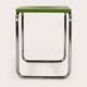 Restored Bauhaus Chromed Tubular Steel Stool from Slezak, 1930s