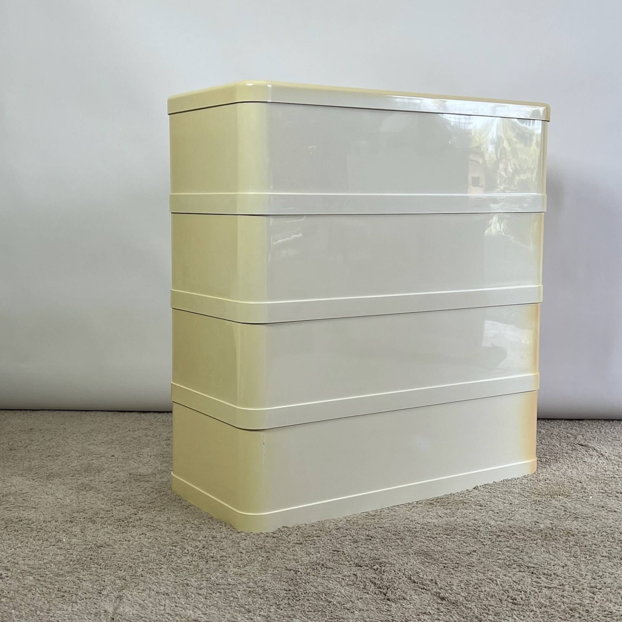 Olaf von bohr chest of drawers model 4964 by kartell - space age design, 70s