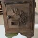 Mirus old enameled cast iron wood stove