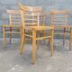 Set de quatre chaises bistrot Baumann