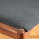 Serie de 5 chaises scandinaves teck 1960