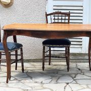 TABLE BUREAU Pieds Courbés