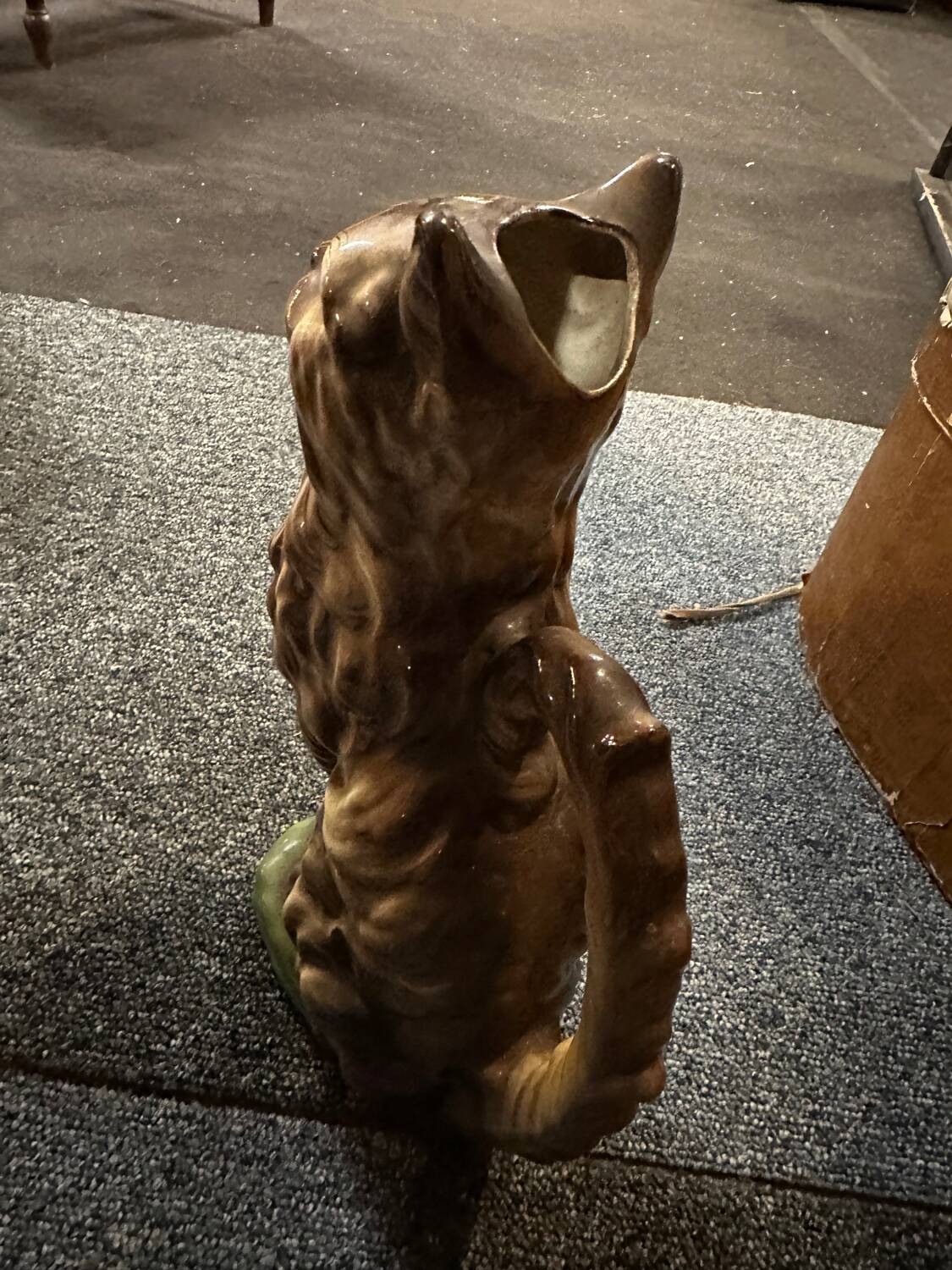 Cat Barbotine Pitcher