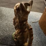 Cat Barbotine Pitcher