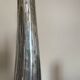 Vase soliflore aluminium chromé design italien années 70