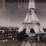 Photography “La Torre Eiffel y Paris”, Roche Bobois, century XXI - France