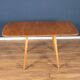 Retro Blonde Ercol Model 383 Dining Table & Four Model 370 Windsor Kitchen Dining Chairs