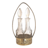 Ensemble de burettes à huile et vinaigre vintage