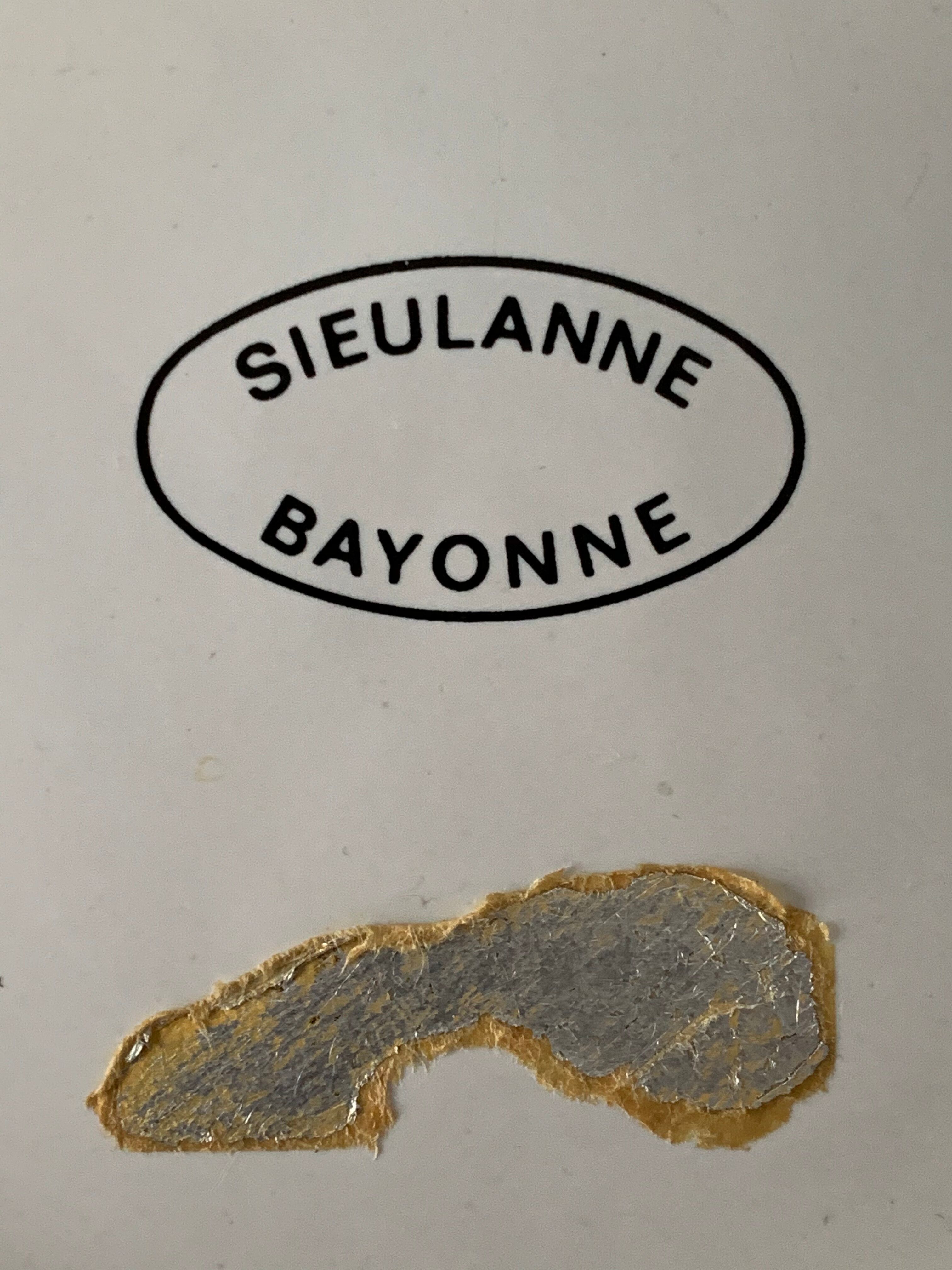 Basque women's plate Sieulanne Bayonne
