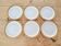 Lot de 6 assiettes porcelaine Sarreguemines
