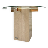 Table basse travertin Artedi 1970
