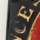 Antique enamelled plate 1900