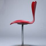 Vintage auditorium chairs Arne Jacobsen Butterfly by Fritz Hansen 1960