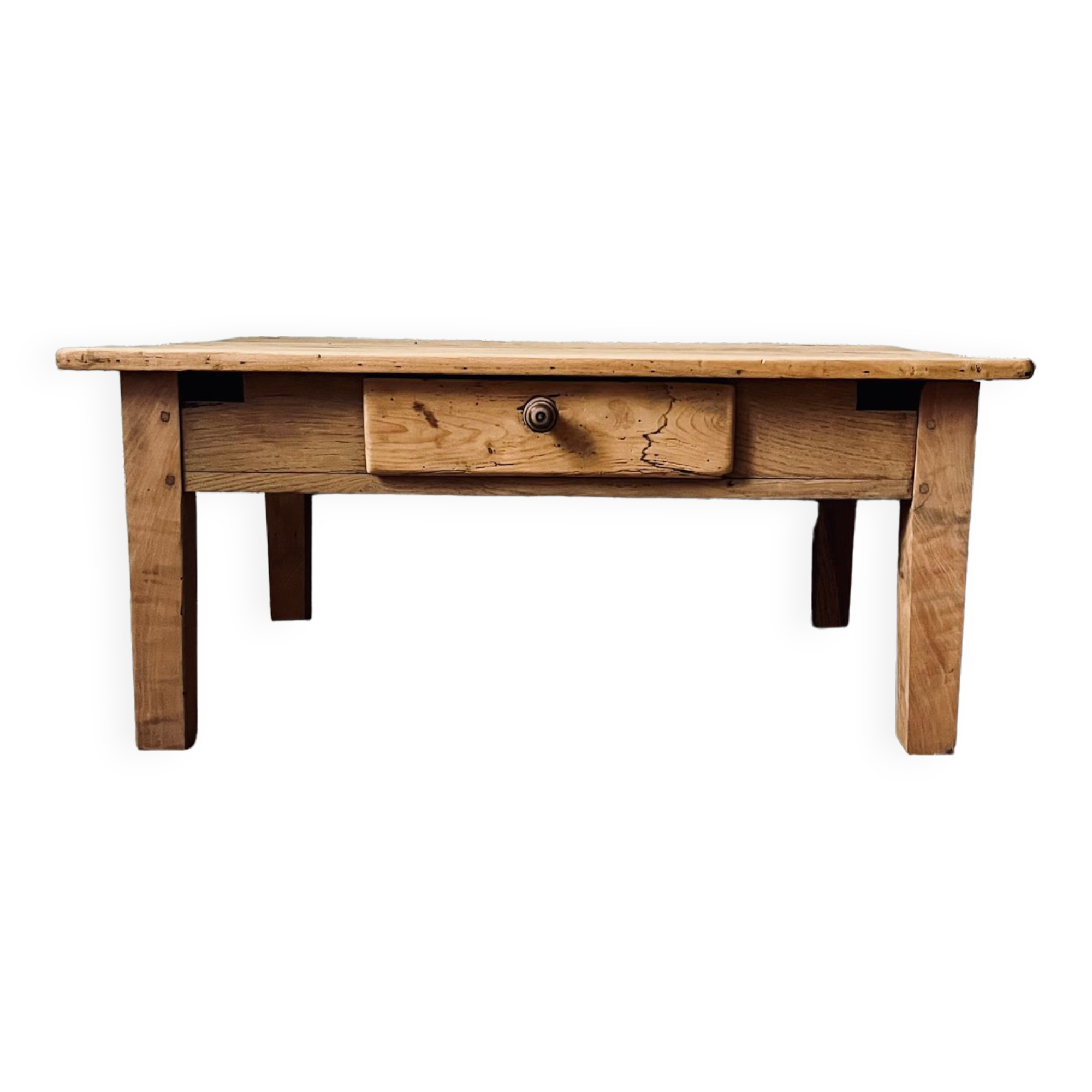 Table basse de ferme vintage (rénovée)