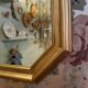 Miroir en bois doré 43x57cm